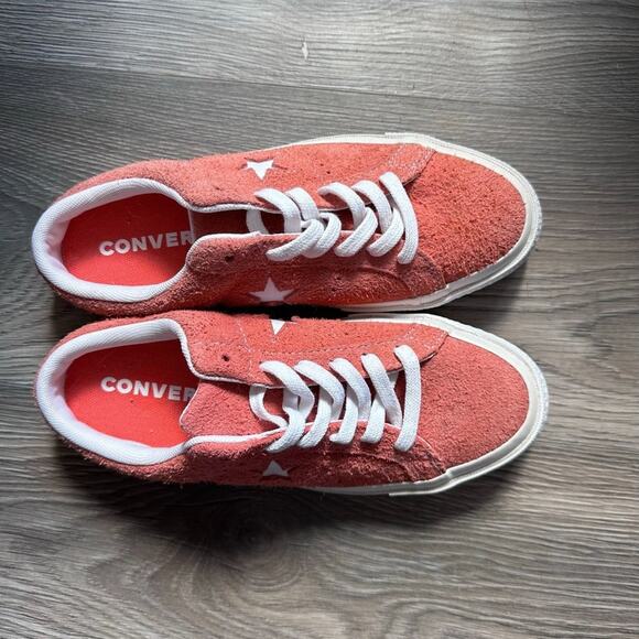 Converse One Star Mule Slip On  Suede Rush Coral Orange W7 M5 - Picture 4 of 7